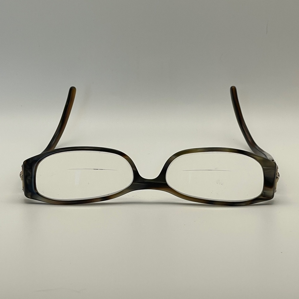 Vintage Gucci GG 3009 SVF Tortoise Horsebit Eyeglass Frames Made in Italy Authen - Picture 9 of 14